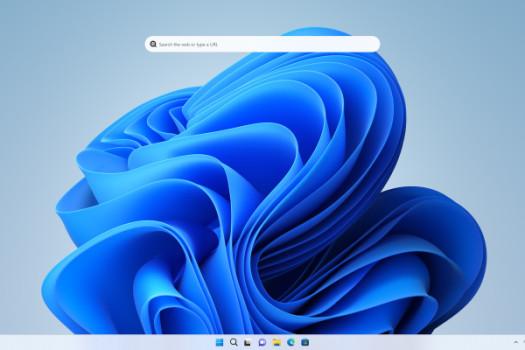 Microsoft tests Windows 11 desktop widgets with web search bar0